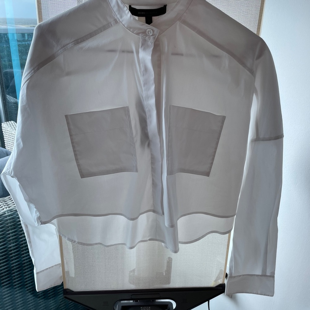 Bcbgmaxazria cropped shirt - Picture 6 of 6